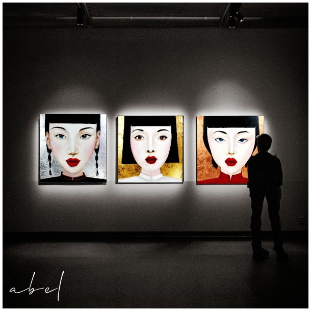  Bilde ,multicolored acrylc on canvas, 100x100 cm Design by W. Waltersmann