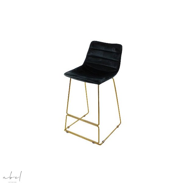 Chair Barstol med gull eller sort understell