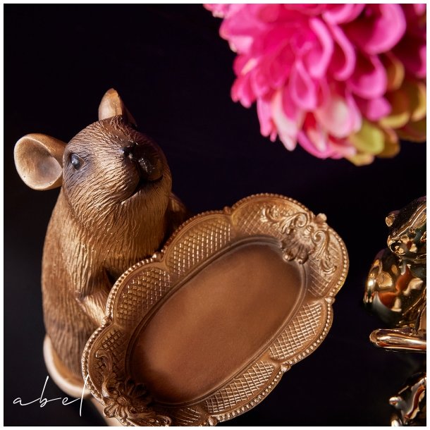 Rudi The Rat w. Plate Gold
