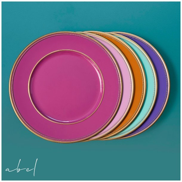 Fancy Colors middags/dekke tallerken