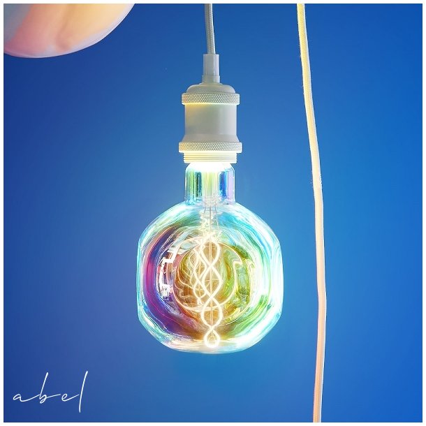 LED bulb Iris, iridescent, 2 strrelser