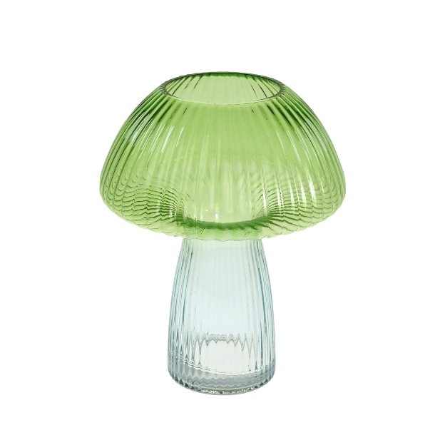 Soppvase I Glass grnn/turkis