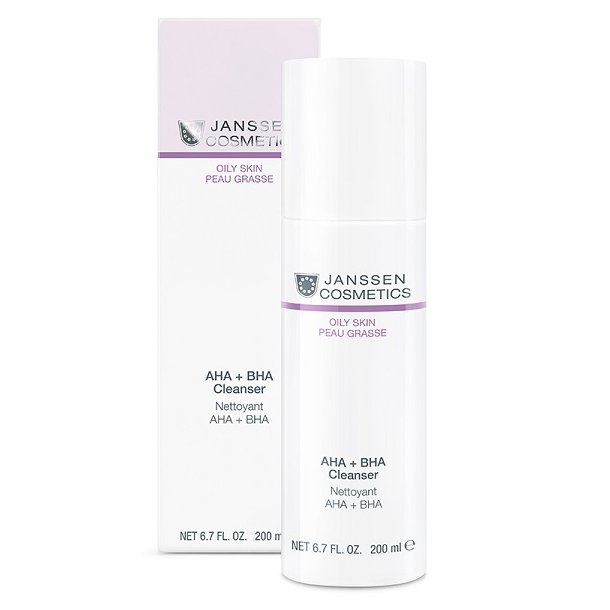  Oily Skin AHA+BHA Cleanser 200ml JANSSEN COSMETICS