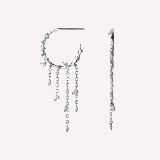 Jungle Ivy hoop slv