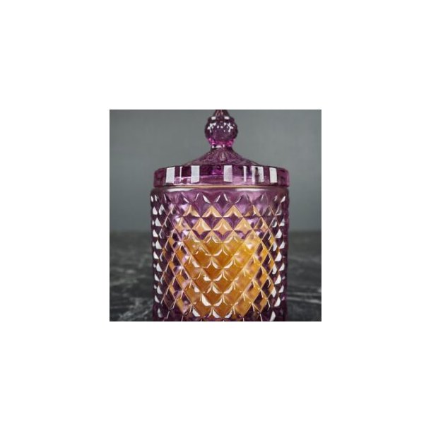 Duftlys i glass - apple/rasberry