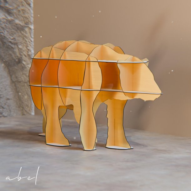 June Gold bokhylle - Mobilier de Compagnie