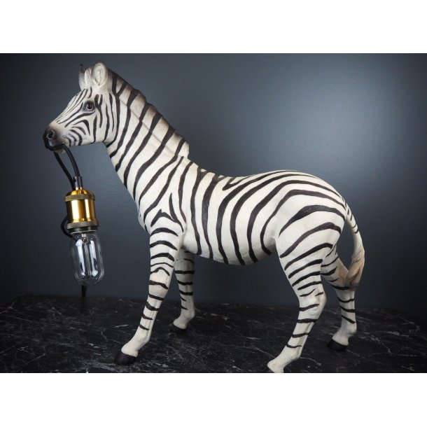 Zebra bordlampe