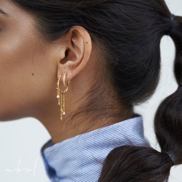 Jungle Ivy hoop  pearl GP